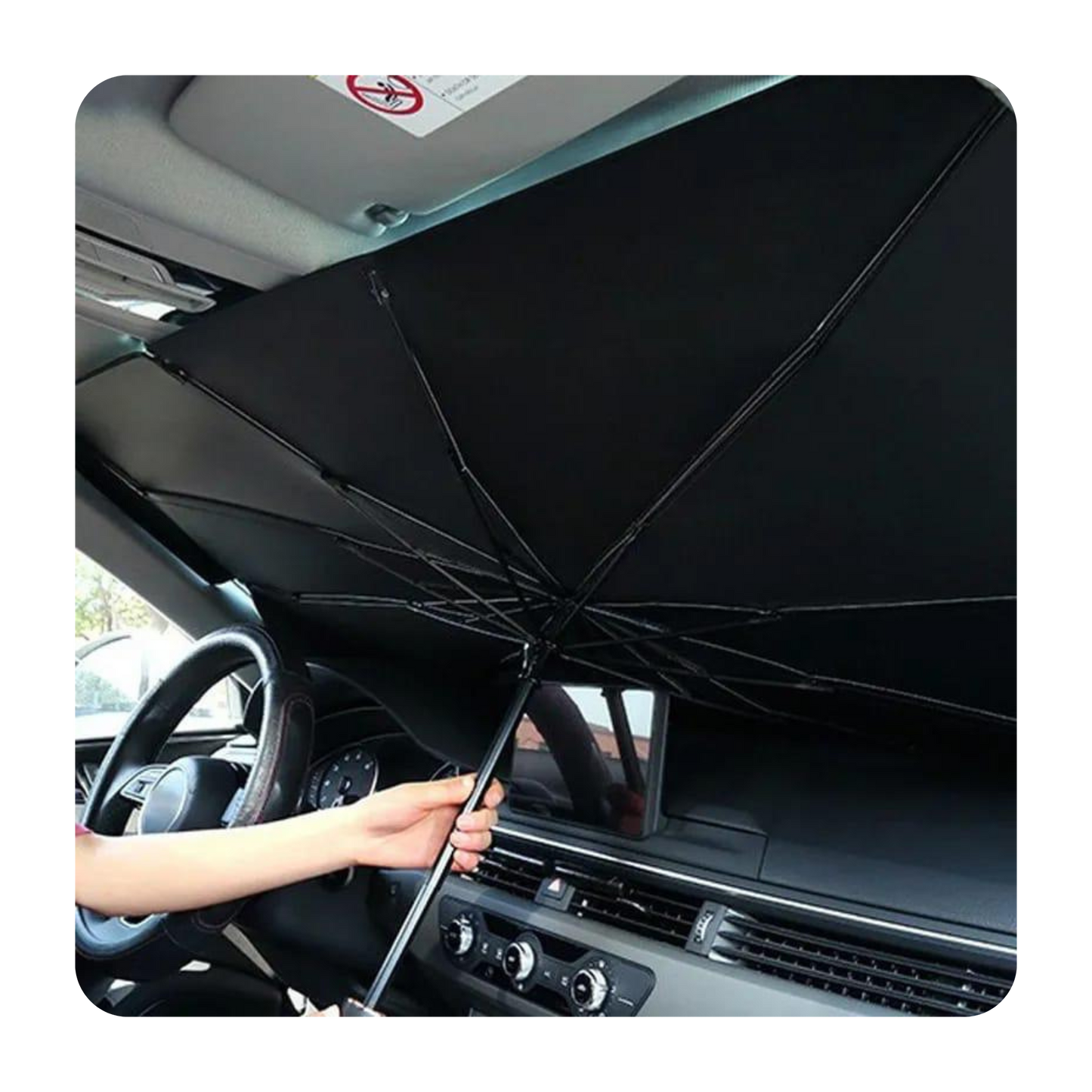 Sombrilla parasol para el auto